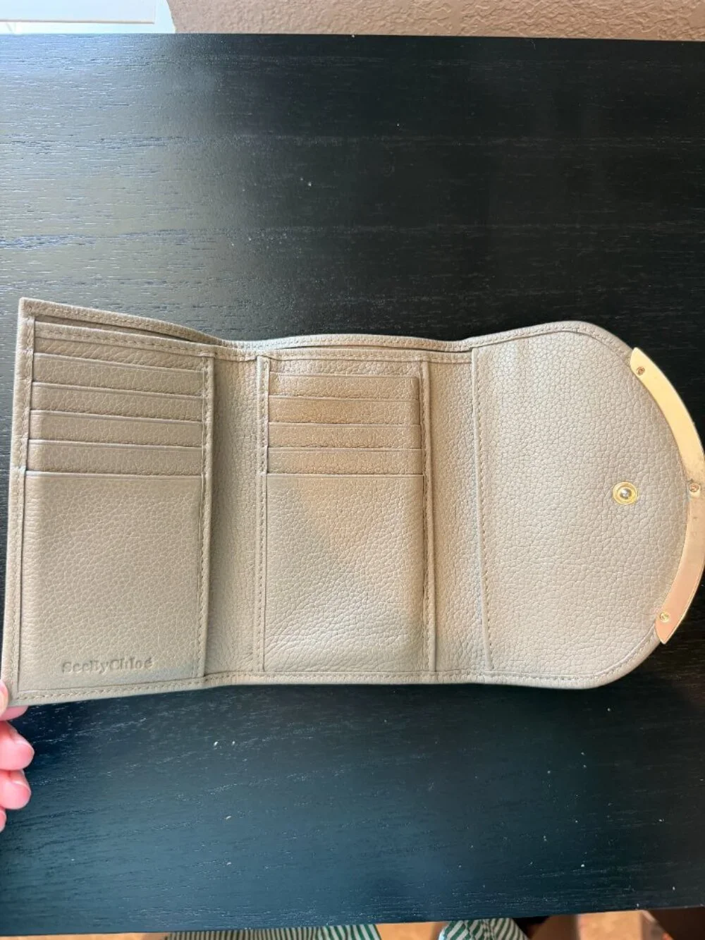See By Chloe Tan Leather Wallet